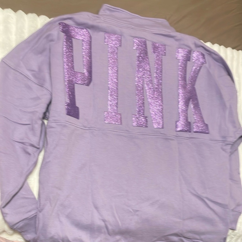 Purple Shine Zip-Up Jacket from Pink